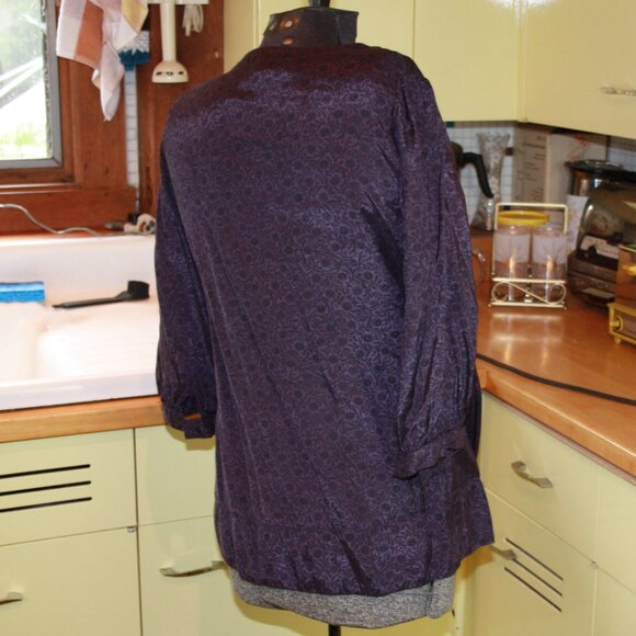 Jacqueline Riu Sheer Dress Women's Shirt - Picture 3 of 5